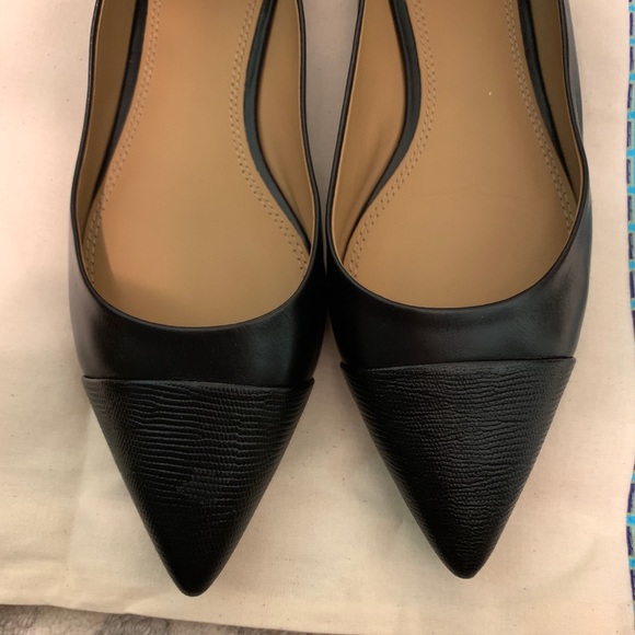 Tory Burch Pointed Flats (Black, Size 7.5) - Picture 3 of 7